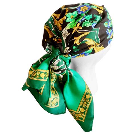 vintage versace gown|gianni Versace vintage silk scarf.